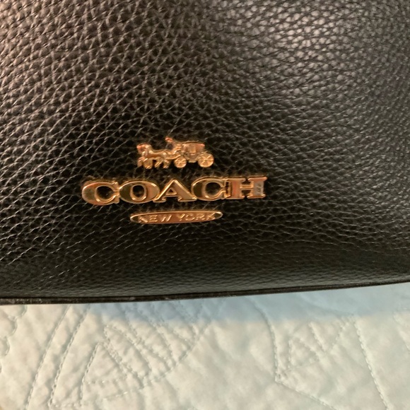 Coach Black Leather Crossbody Bag - Picture 3 of 4